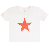 Short Sleeve Tee With Red Star