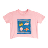 Short Sleeve Tee With Italy Stamp