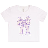Lavender Bow Short Sleeve Tee - Denny's