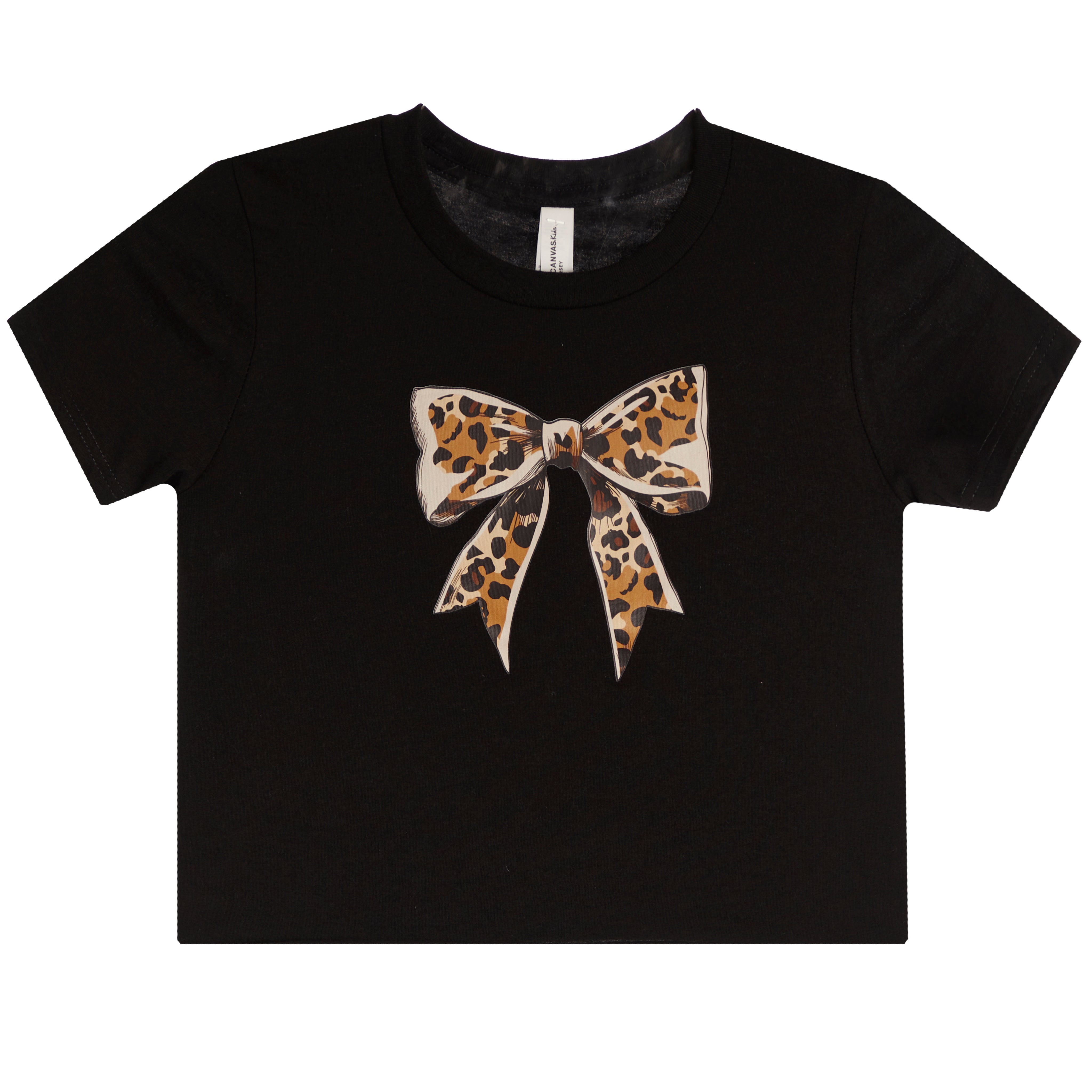 Leopard Bow Tee - Denny's