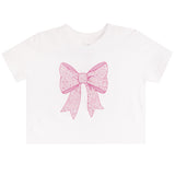 Pink Bandana Bow Short Sleeve Tee