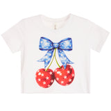 Americana Cherry Short Sleeve Tee