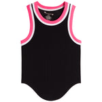 Contrast Trim Racerback Tank - Denny's