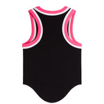 Contrast Trim Racerback Tank - Denny's