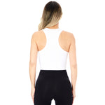 Rhinestone Heart Wings Ribbed Tank - Denny's