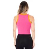 Contrast Trim Ribbed Tank - Denny's