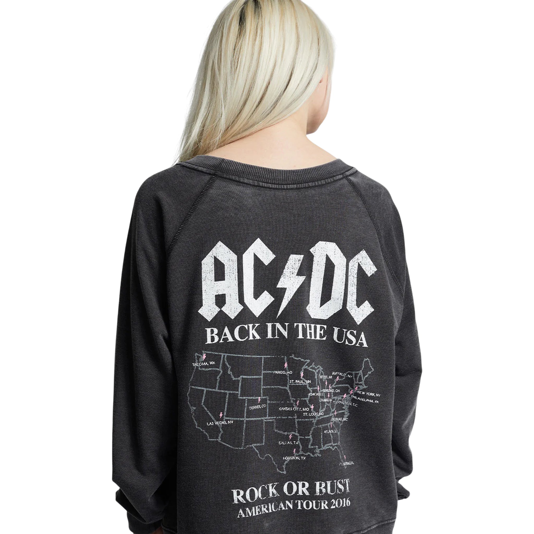 ACDC Back In Black Sweatshirt - Denny's