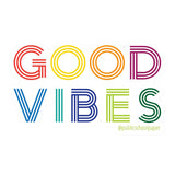Good Vibes Vinyl Sticker - Denny's