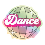Dance Disco Vinyl Sticker - Denny's