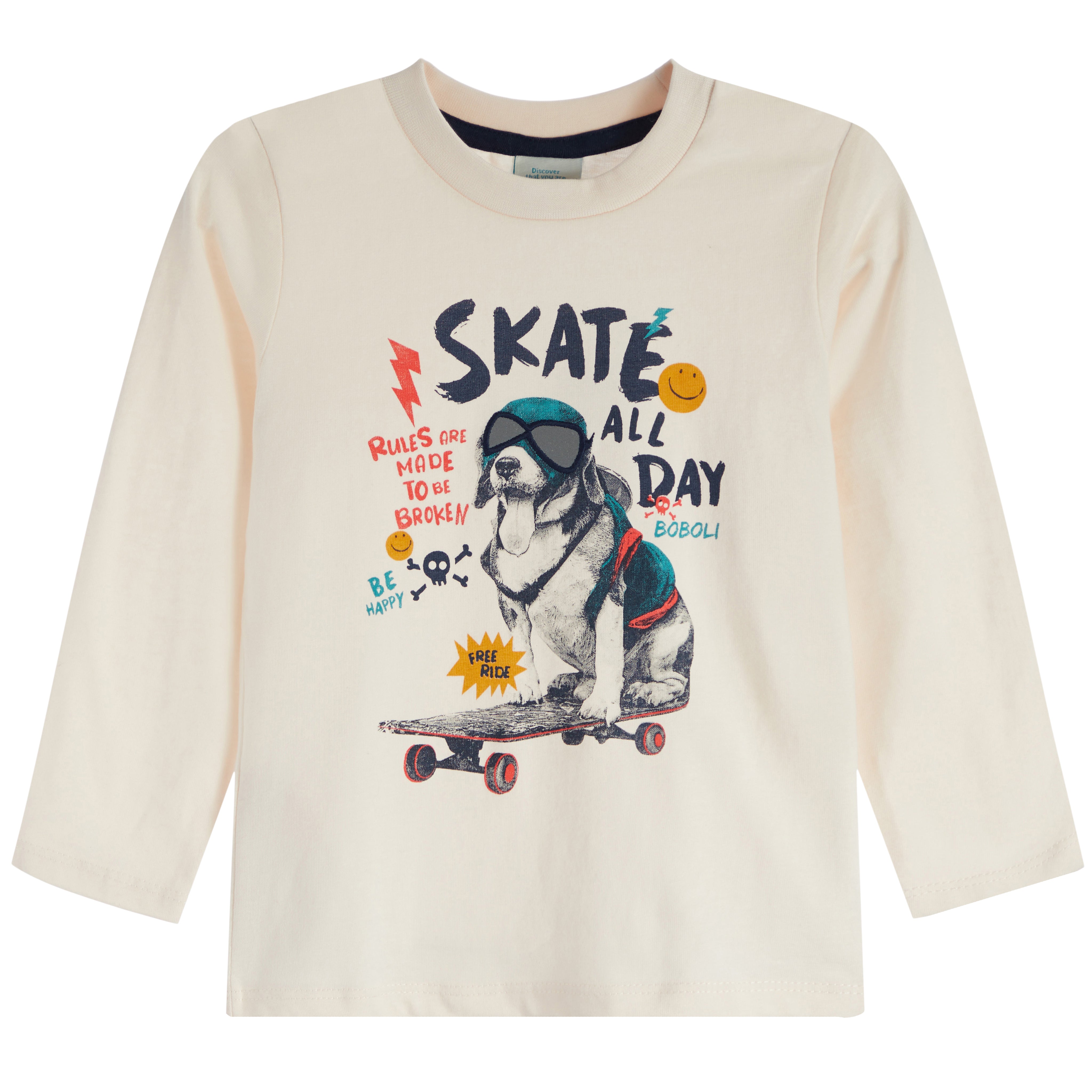 Skate Dog Long Sleeve Tee - Denny's