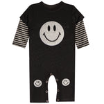 2fer Smiley Stripe Sleeve Coverall - Denny's