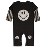 2fer Smiley Stripe Sleeve Coverall - Denny's