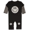 2fer Smiley Stripe Sleeve Coverall - Denny's