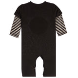 2fer Smiley Stripe Sleeve Coverall - Denny's