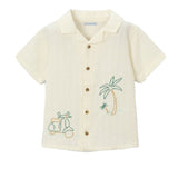 Embroidered Short Sleeve Shirt