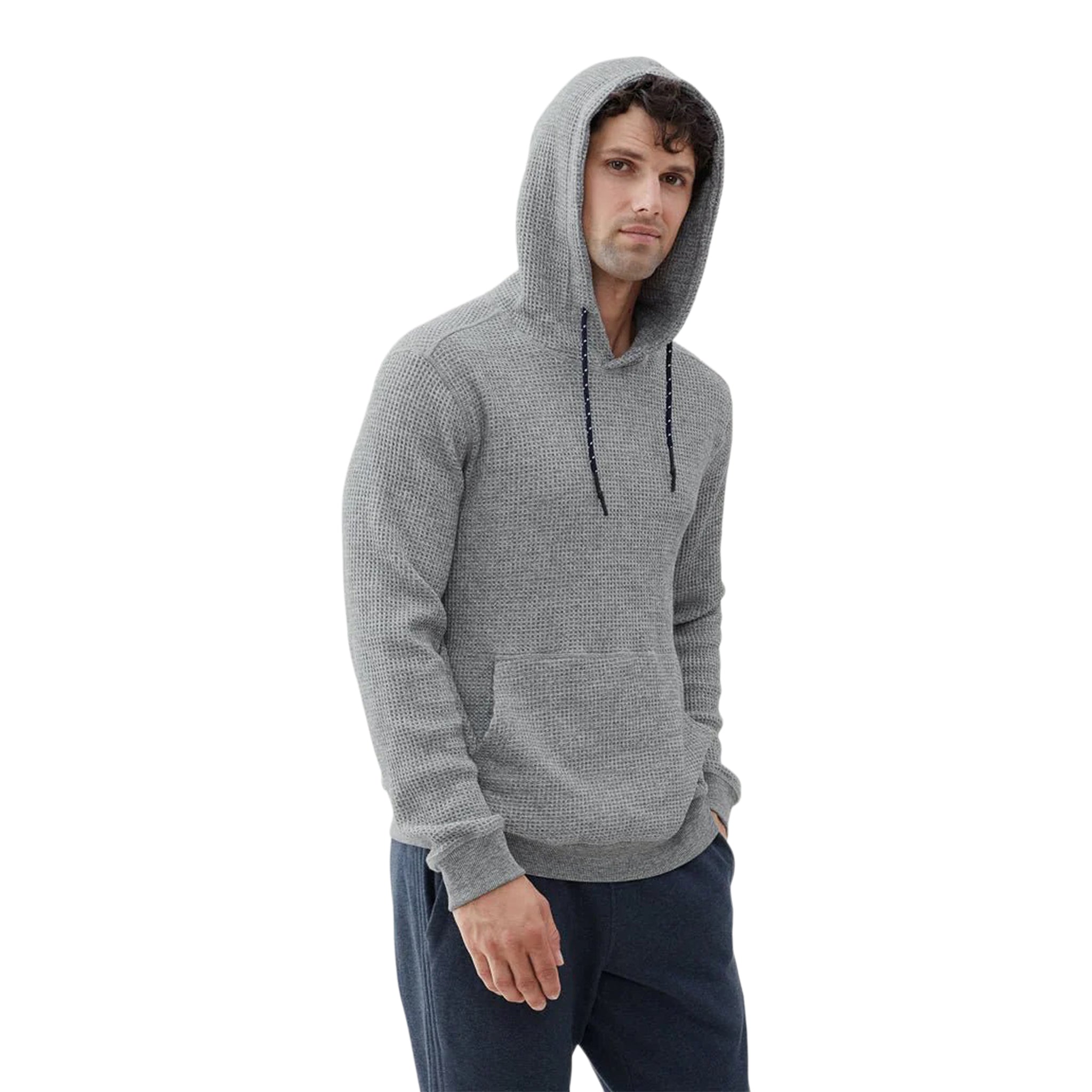 Ivan Waffle Thermal Pullover Hoodie - Denny's