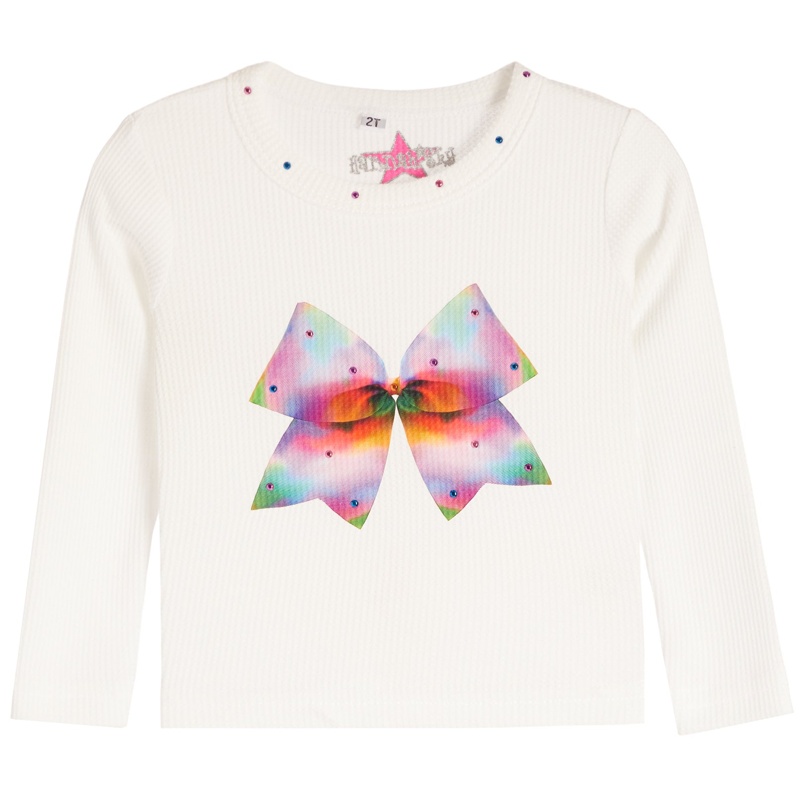 Tie Dye Bow And Stones Thermal - Denny's