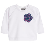 Denim Patch Floral Sweatshirt - Denny's