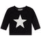 White Glitter Star Sweatshirt - Denny's