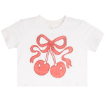 Cherry Bow Short Sleeve Tee - Denny's