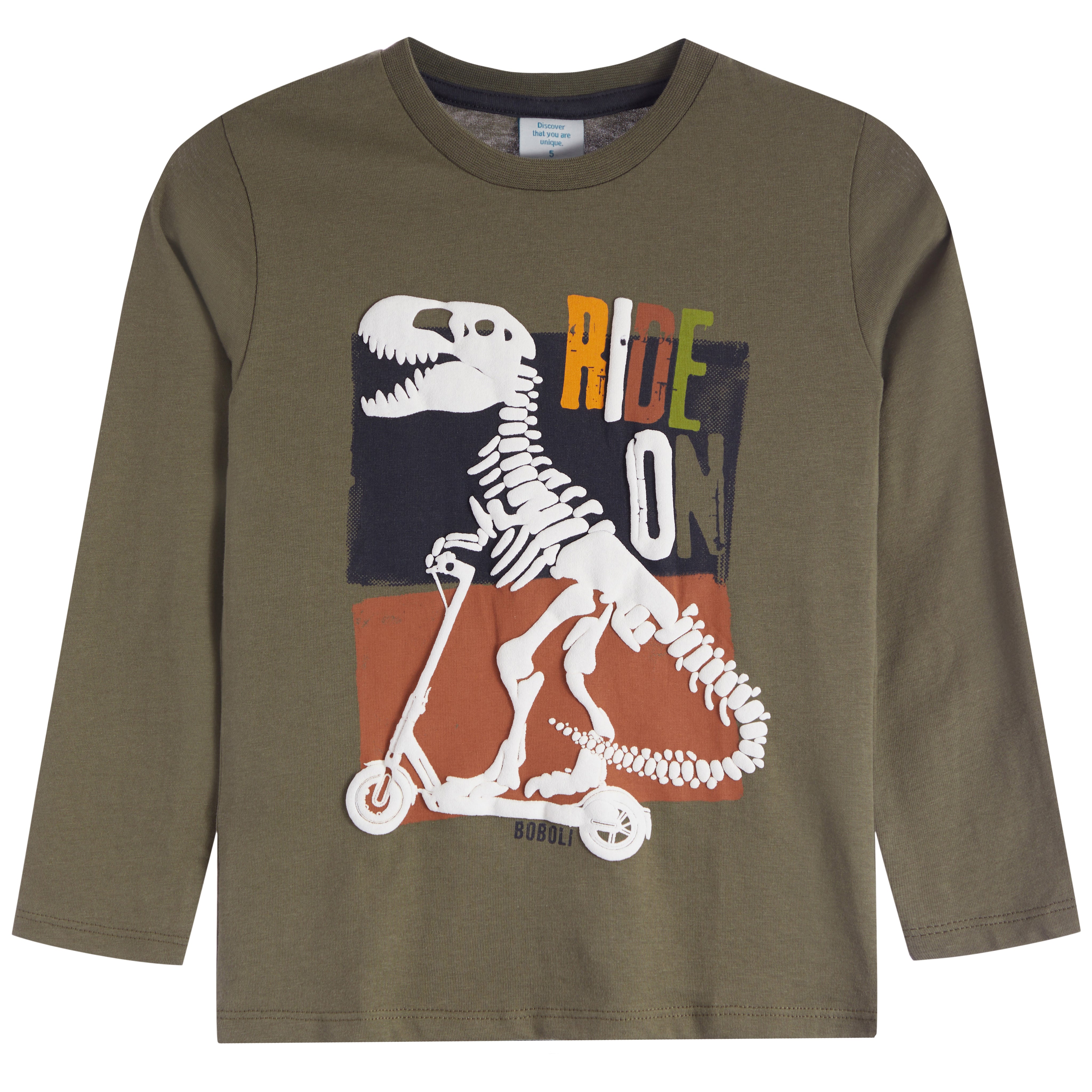 Dino Skate Long Sleeve Tee - Denny's