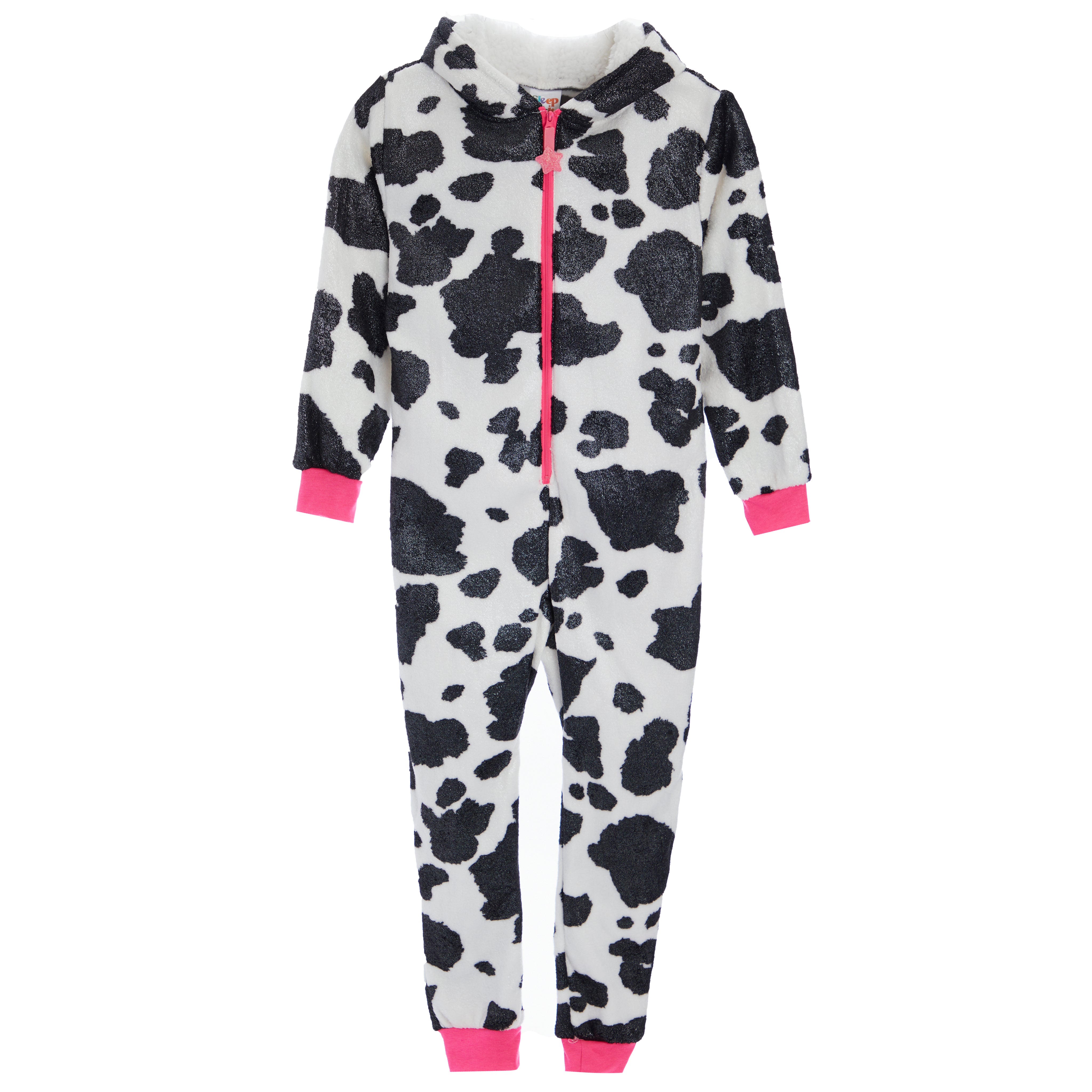 Animal Print Hooded Onesie - Denny's