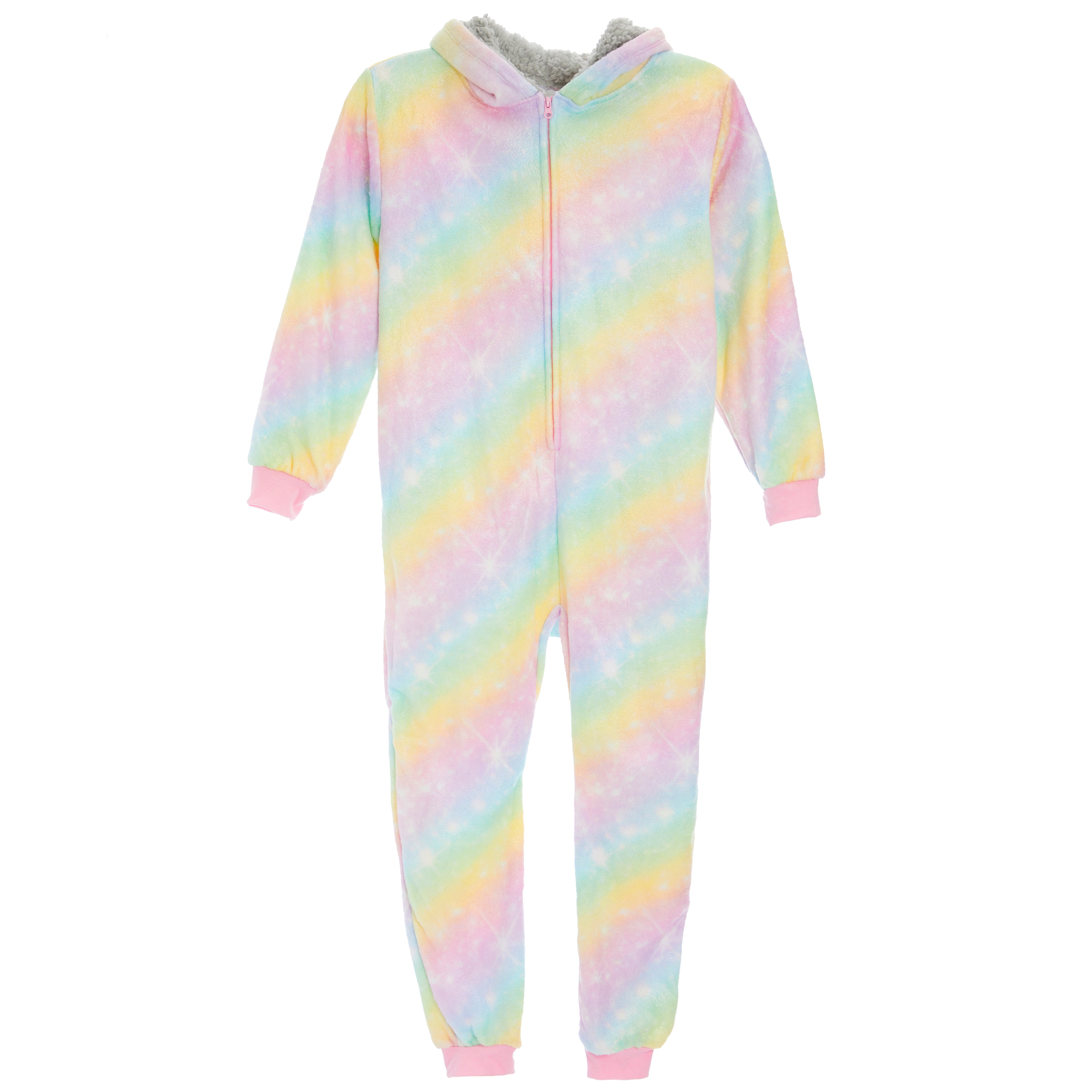 Rainbow Hooded Onesie - Denny's
