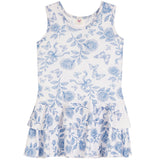 Flower Ruffle Tank Dress