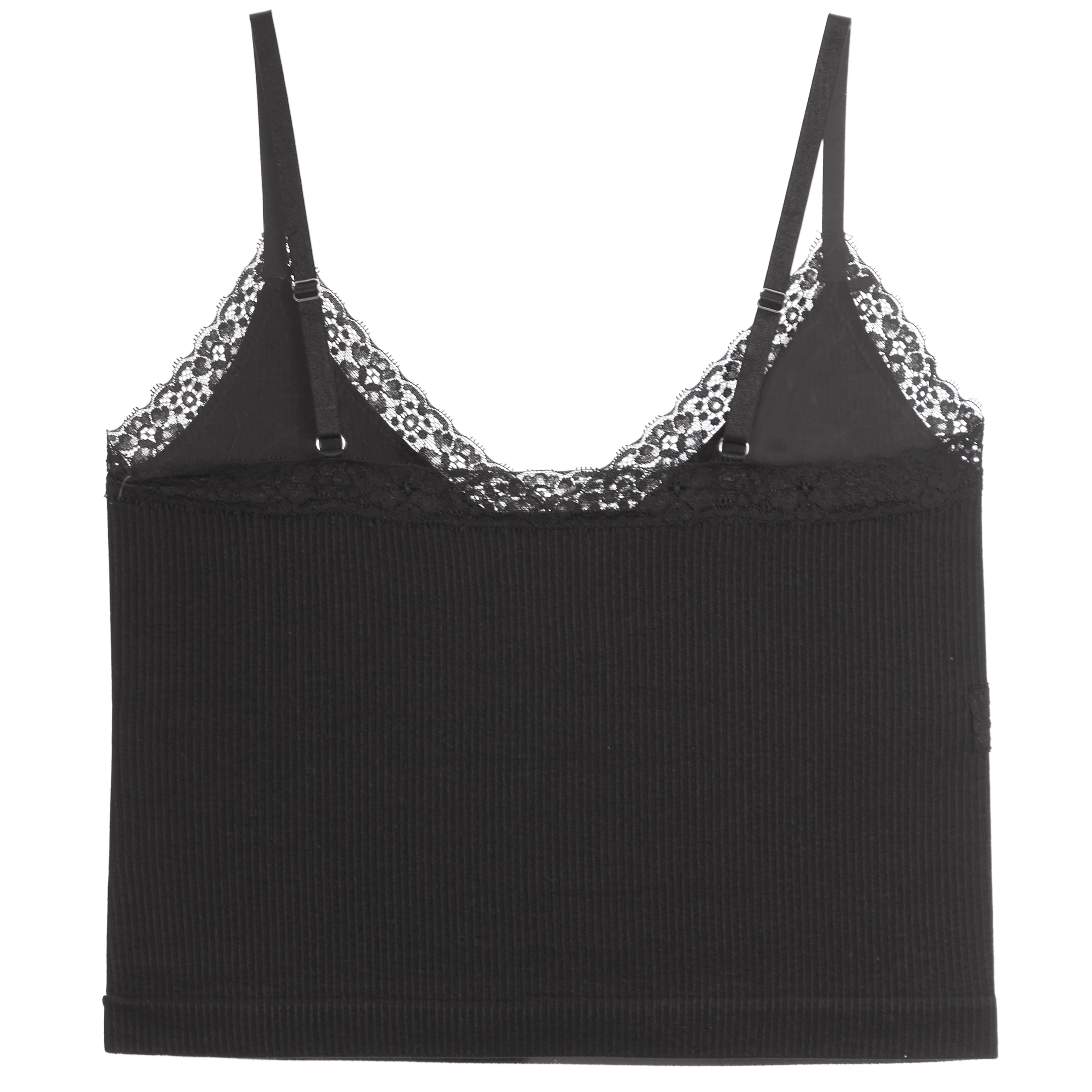 Lace Seamless Trim Cami - Denny's
