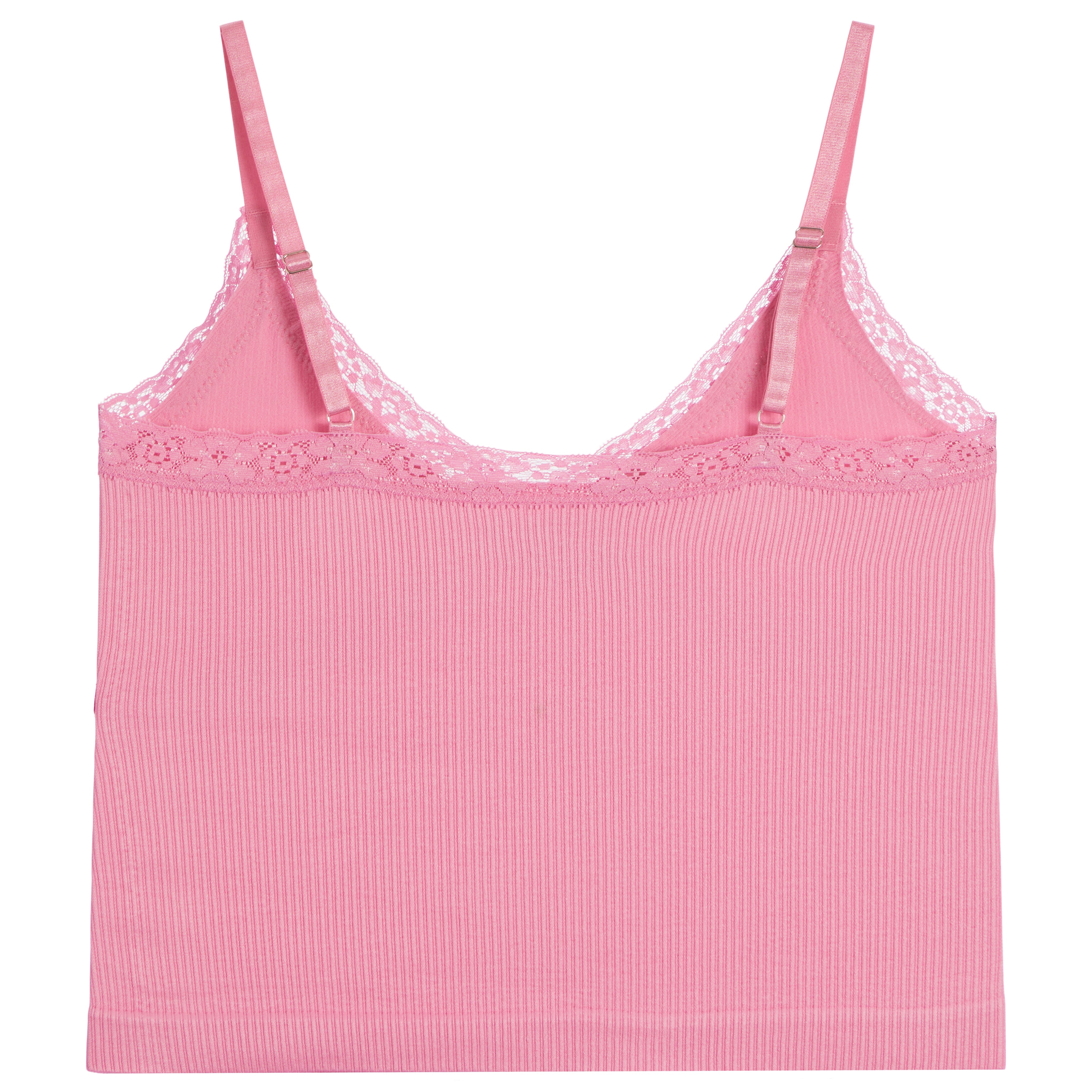 Lace Seamless Trim Cami - Denny's