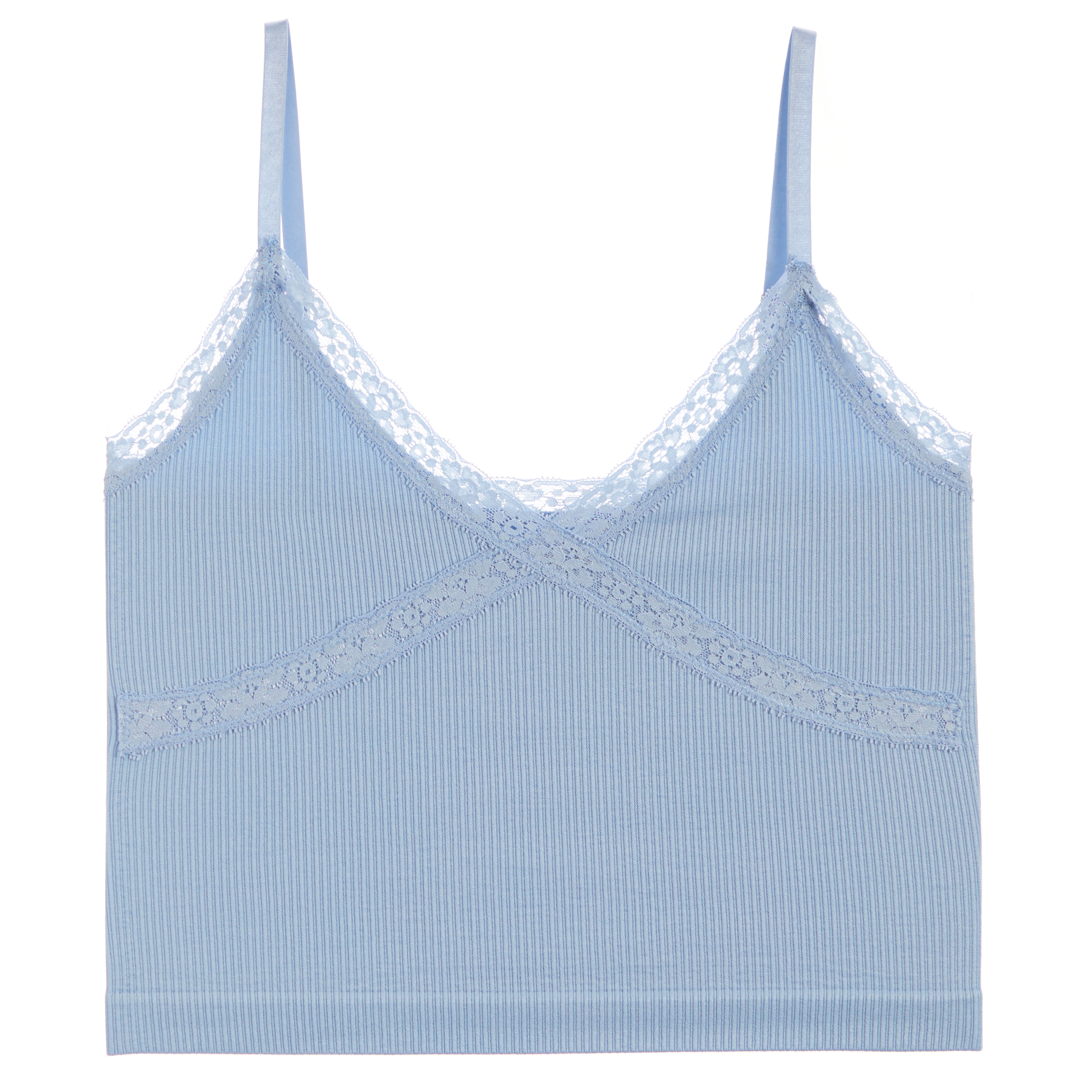 Lace Seamless Trim Cami - Denny's