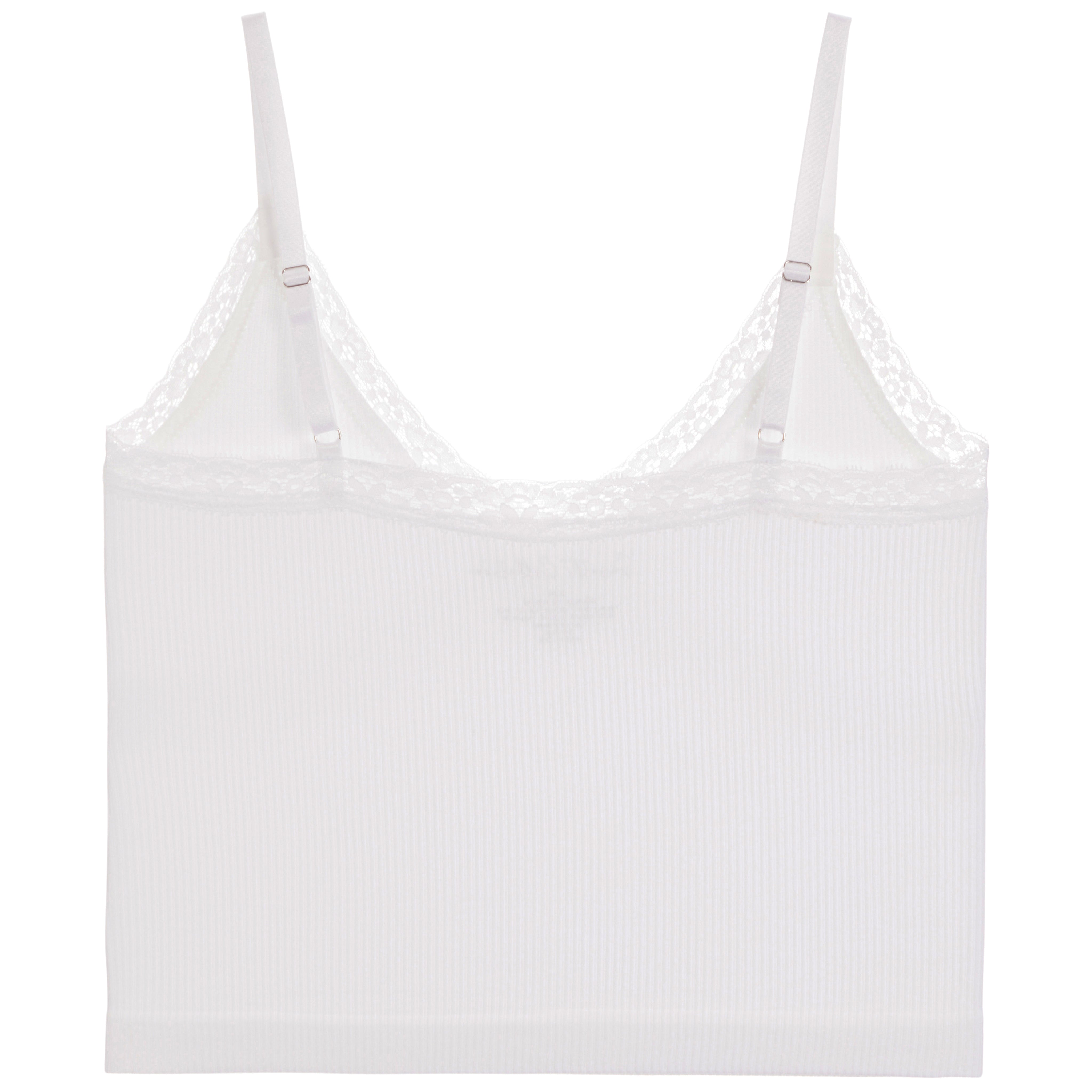 Lace Seamless Trim Cami - Denny's