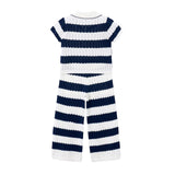 2pc Stripe Pant Set