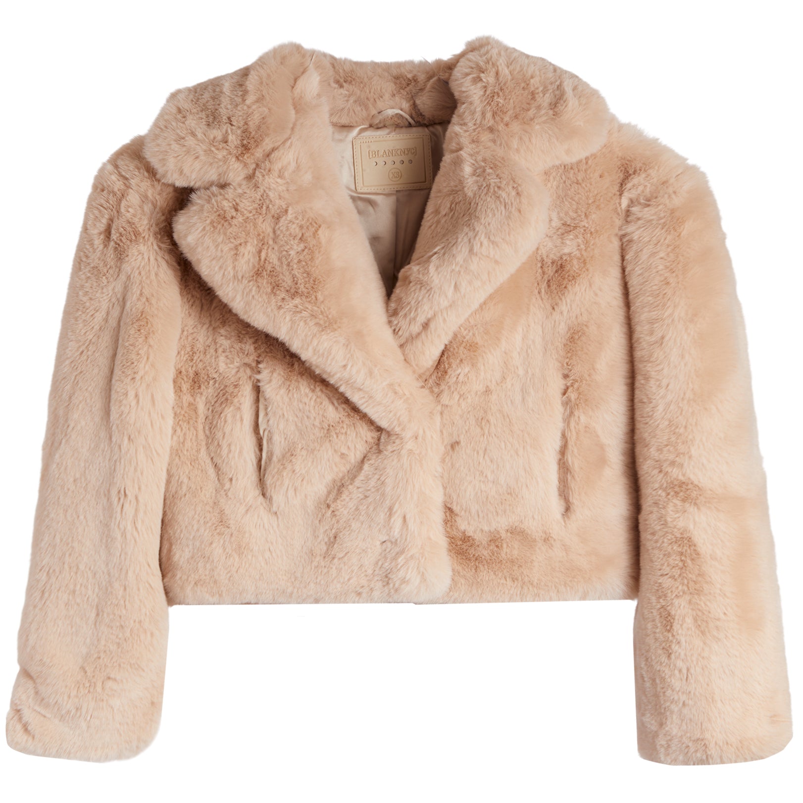 Oatmeal Crush Faux Fur Jacket - Denny's