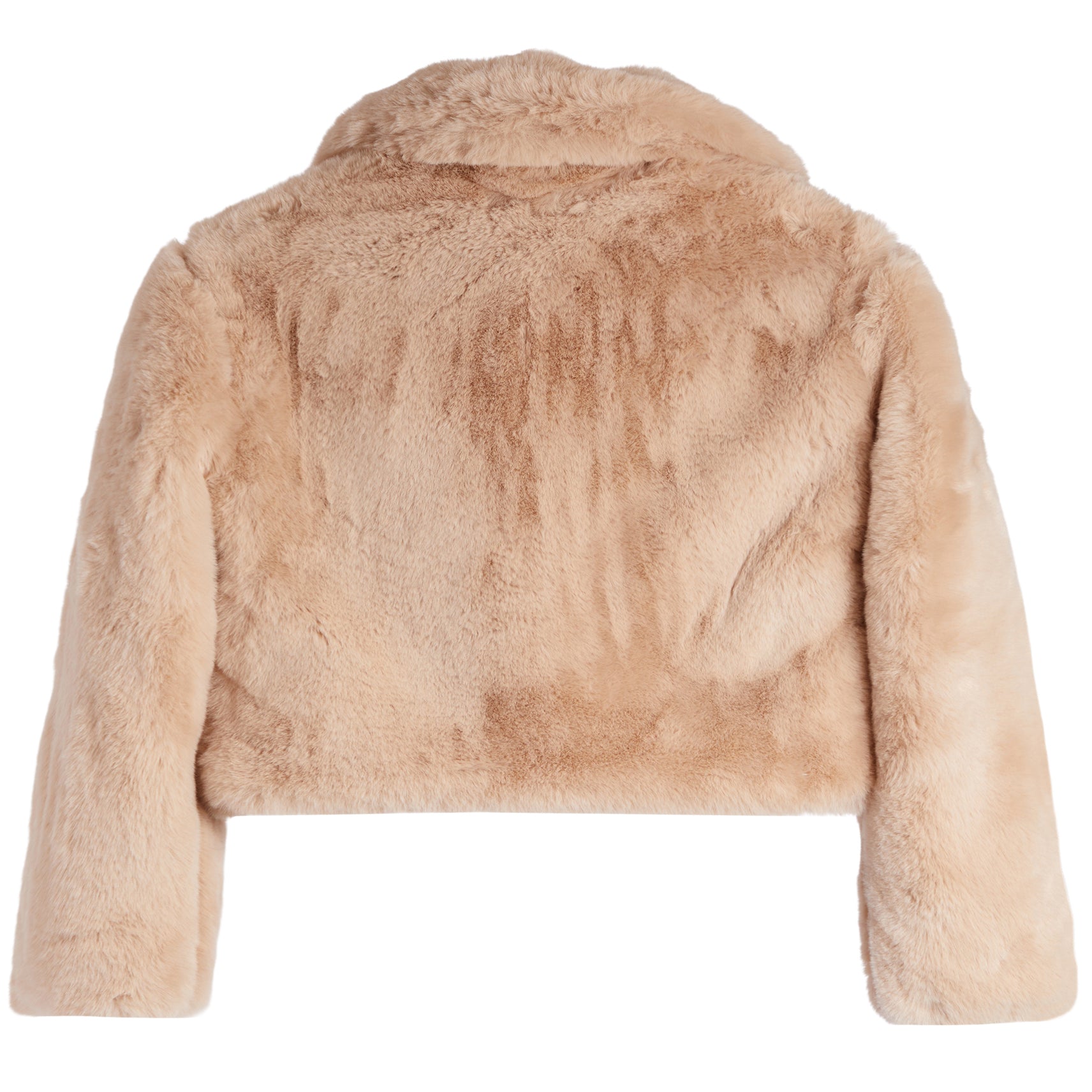 Oatmeal Crush Faux Fur Jacket - Denny's