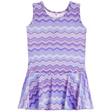 Glitter Zig Zag Tank Dress