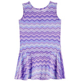 Glitter Zig Zag Tank Dress
