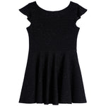 Ruffle Sleeve Fit & Flare Dress - Denny's