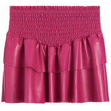Smock Faux Leather Skirt - Denny's