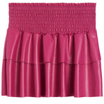 Smock Faux Leather Skirt - Denny's