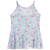 Glitter Rose Denim Ballet Dress