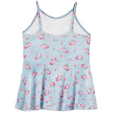 Glitter Rose Denim Ballet Dress