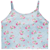 Glitter Rose Denim Cami