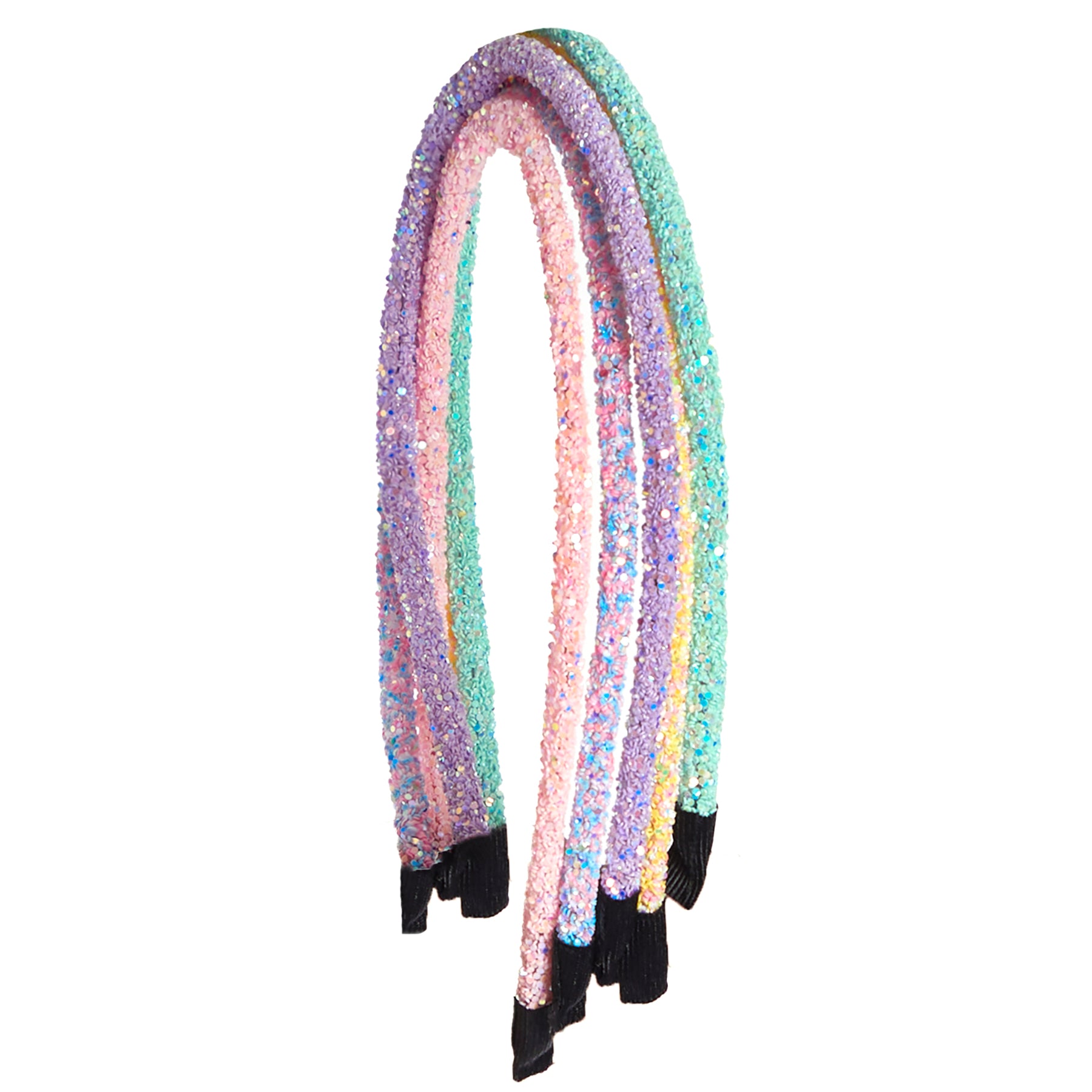 Set of 5 Spring Glitter Headbands - Denny's