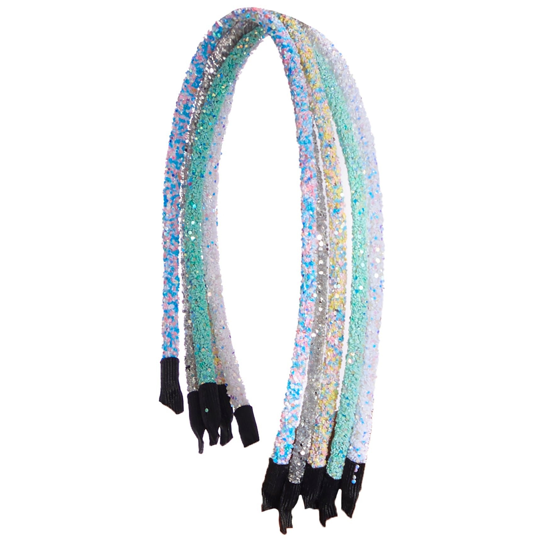 Set of 5 Spring Glitter Headbands - Denny's
