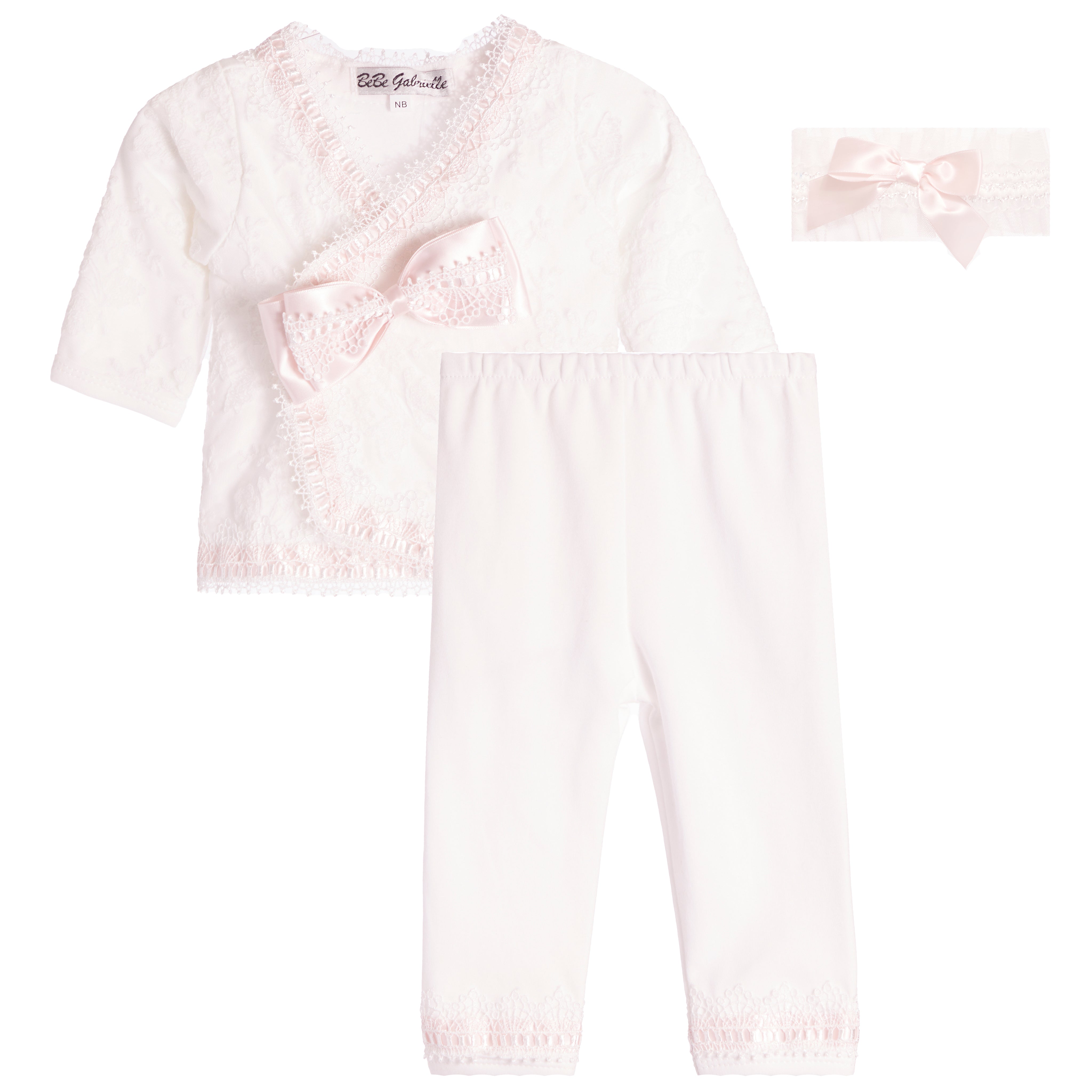 3pc Creme Lace Take Home Set - Denny's