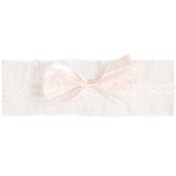 Pink Bow Romper with Headband - Denny's