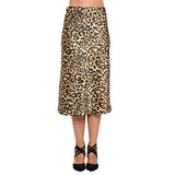 Leopard Midi Skirt