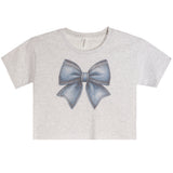 Denim Bow Short Sleeve Tee - Denny's