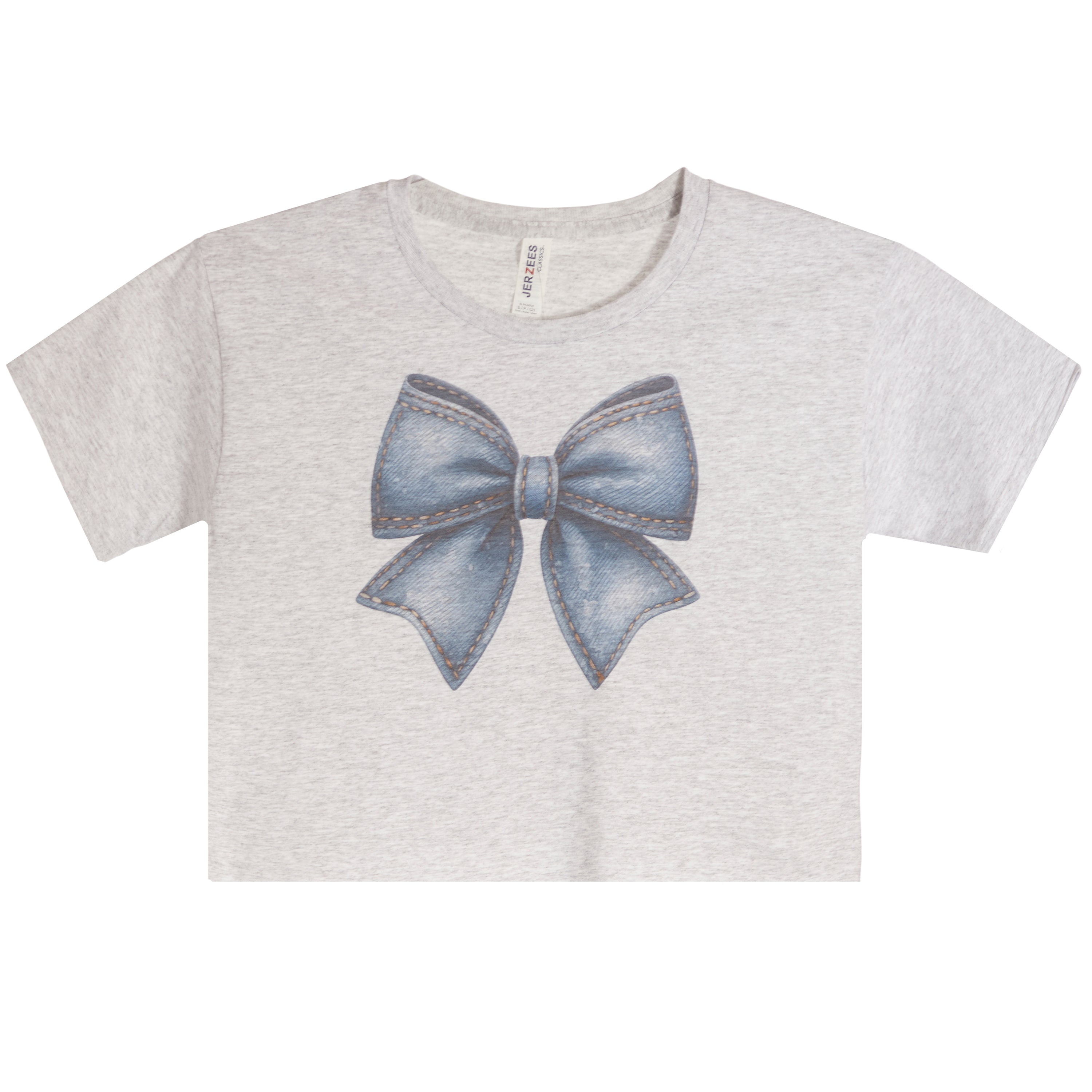 Denim Bow Short Sleeve Tee - Denny's